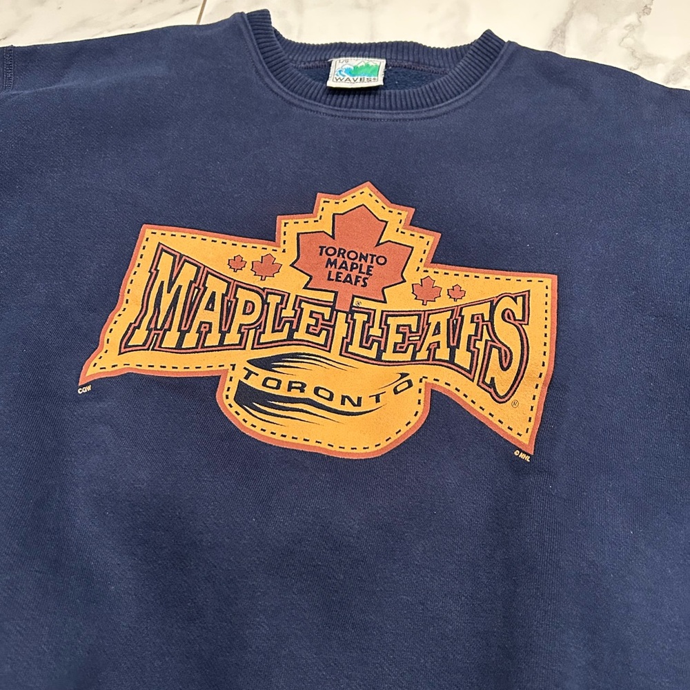 90’s Toronto Maple Leafs Vintage Crewneck Sweatshirt - Picture 2 of 4